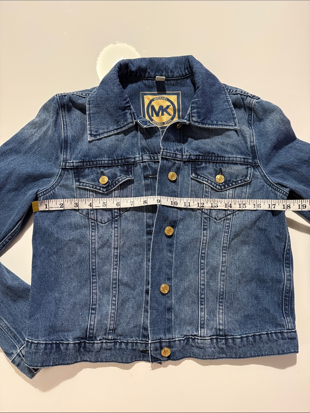 Michael Kors Women’s Jean Jacket Medium Trucker Jacket - Picture 9 of 15